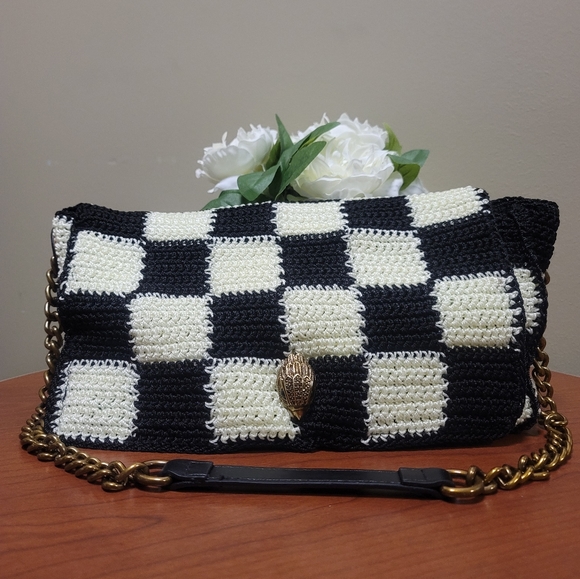 Large Kensington Crochet Shoulder Bag Kurt Geiger London - Picture 12 of 12